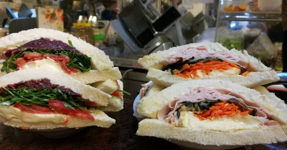 Caffe Rosso sandwiches