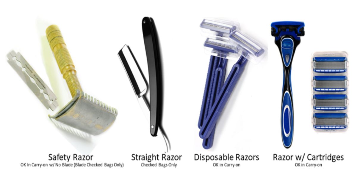 Can I Bring Disposable Razor In Hand Luggage at Lewis Davis blog