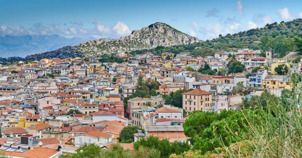 city in Sardinia blue zone