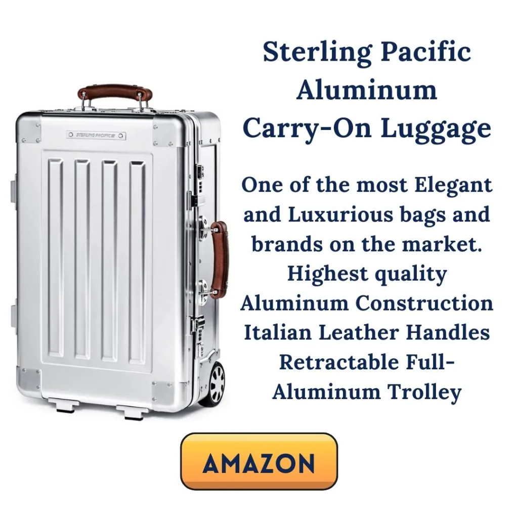 2-Wheel High-Quality Roller Bag The World’s Most Beautiful Luggage TSA Double Combination Latch Locks