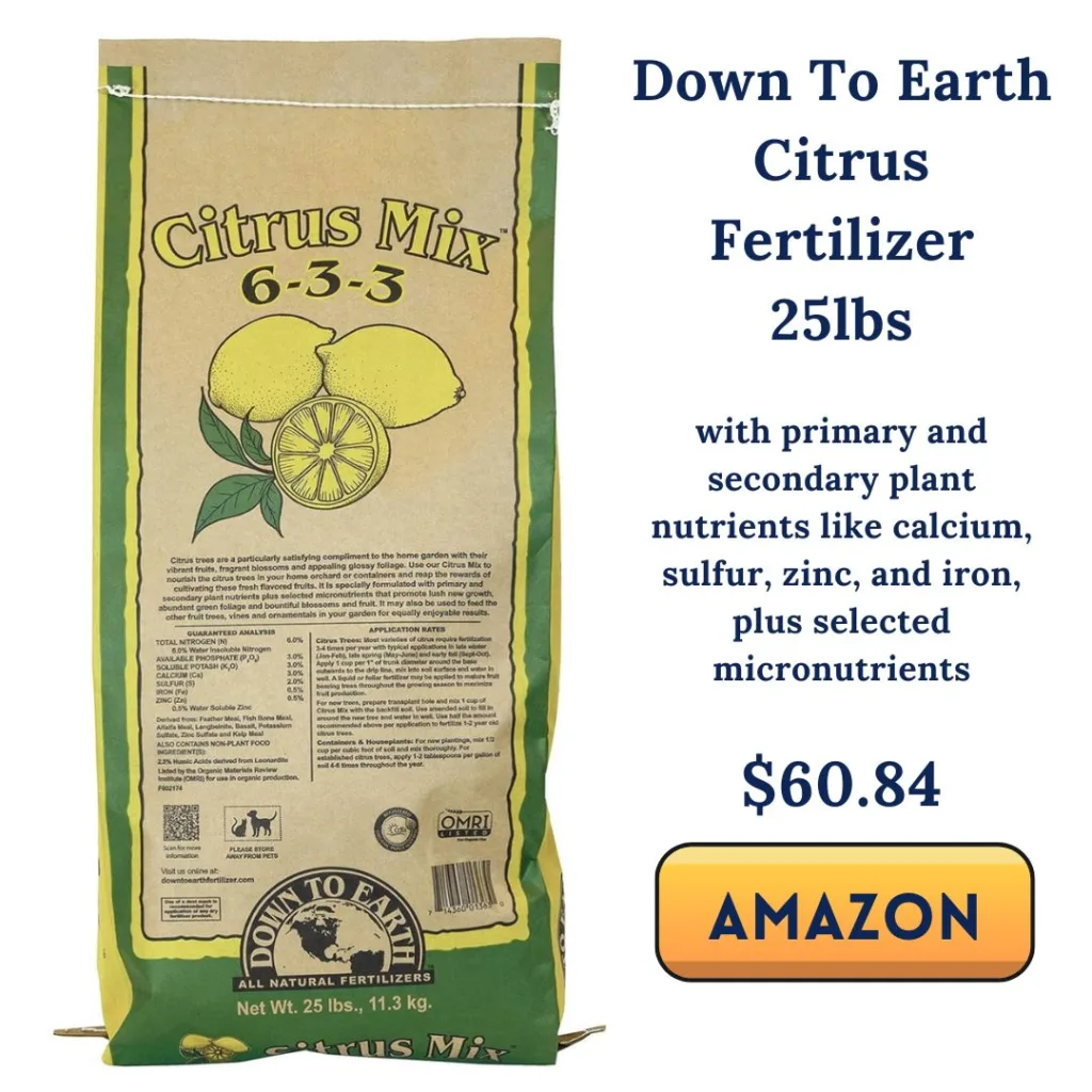 Down To Earth Citrus Fertilizer